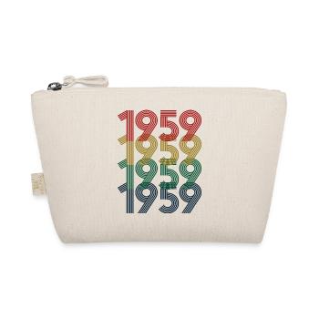 1959 65. Geburtstag Männer Frauen 65 Jahre alt Jahrgang - Bio-Täschchen - Natur - Vorne