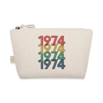 1974, Jahrgang 50. Geburtstag Männer Frauen 50 Jahre alt - Bio-Täschchen - Natur - Vorne