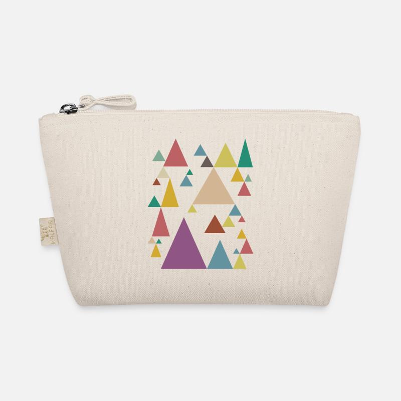 Colorful Pyramids Bio-Täschchen
