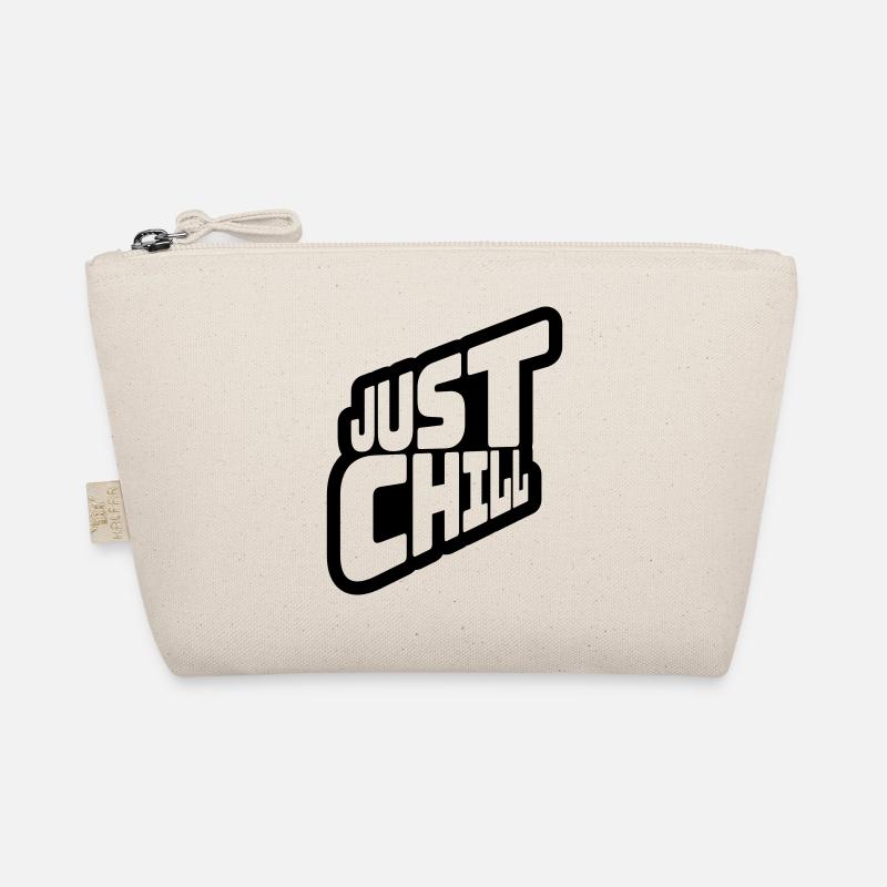 Just Chill Text Logo Bio-Täschchen