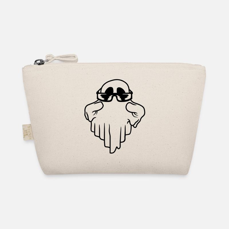 Ghost Sunglasses Comic Halloween Organic Pouch
