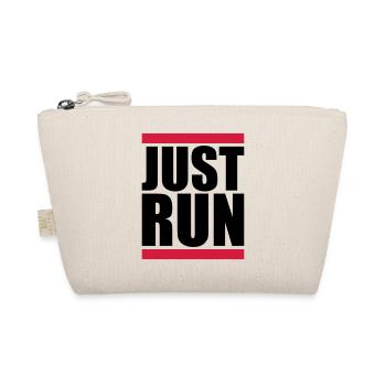 Just Run Bar Logo - Organic Pouch - nature - Front