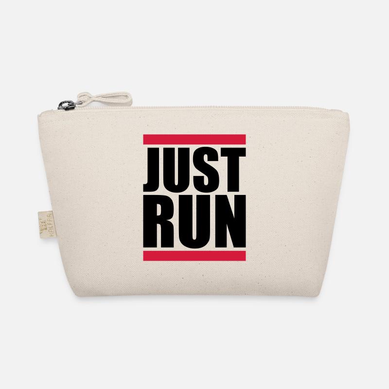 Just Run Bar Logo Organic Pouch