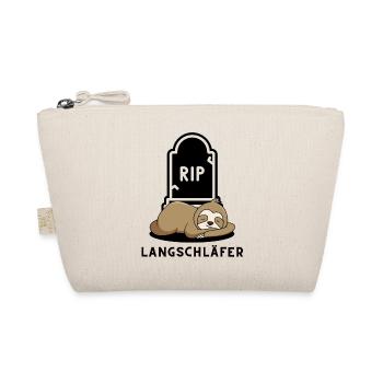 Faultier Langschläfer - Bio-Täschchen - Natur - Vorne