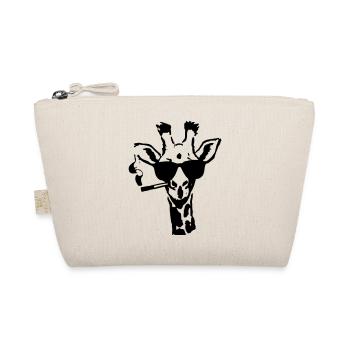 Girafe avec lunettes de soleil Illustration de girafe - Trousse biologique - nature - Devant