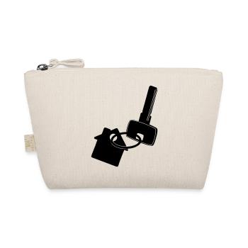 Clé avec clé de maison pour faire sonner le logo - Trousse biologique - nature - Devant