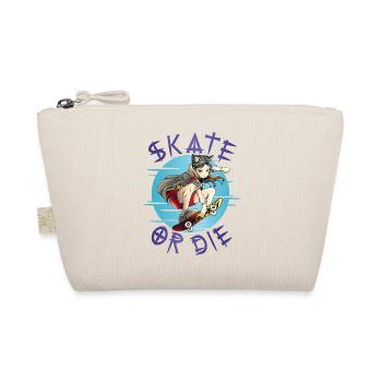 Skate or Die Skateboarder Anime Girl - Trousse biologique - nature - Devant