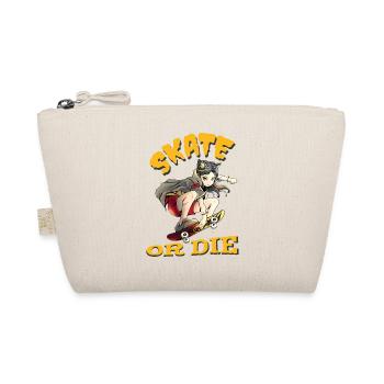 Skate or Die Skateboarder Anime Girl - Trousse biologique - nature - Devant