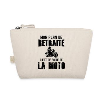 motard et retraité / plan de retraite moto - Trousse biologique - nature - Devant