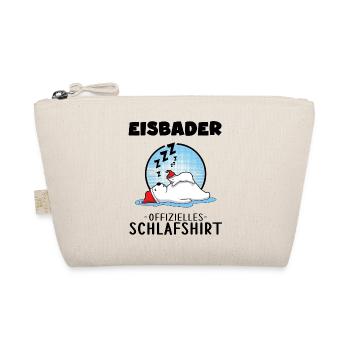 eisbaden winterbader cool eisbär-schlafshirt - Bio-Täschchen - Natur - Vorne