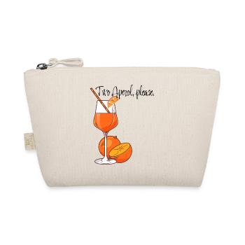 Chic Shirt Summer Drink Enjoy - Organic Pouch - nature - Front