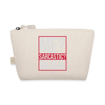 me sarcastic never Zitat - Bio-Täschchen - Natur - Vorne