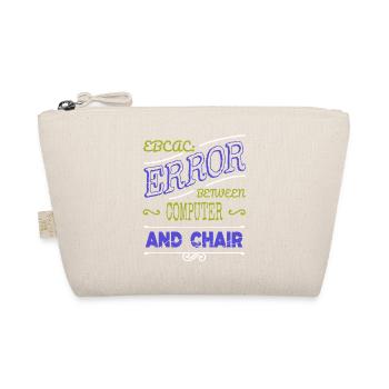 computer science gift ethical humor fingers - Organic Pouch - nature - Front