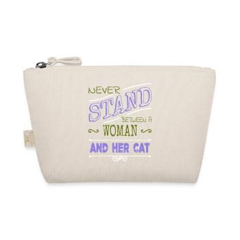 awesome cat lover pet lover persian joke love - Organic Pouch - nature - Front