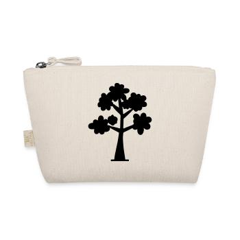 Baum Pflanze Illustration Zeichnung Geschenkidee - Bio-Täschchen - Natur - Vorne