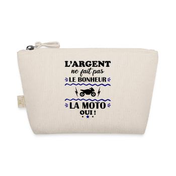 L'argent ne fait pas le bonheur moto - Trousse biologique - nature - Devant