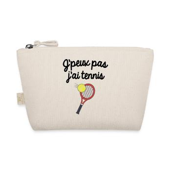 J'peux pas j'ai tennis - Trousse biologique - nature - Devant