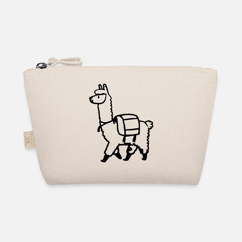 Alpaca Lama Hiking Gift Idea Organic Pouch