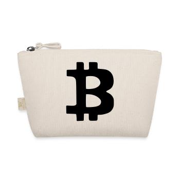 Bitcoin Krypto Währung virtuellen Lebens Vector - Bio-Täschchen - Natur - Vorne