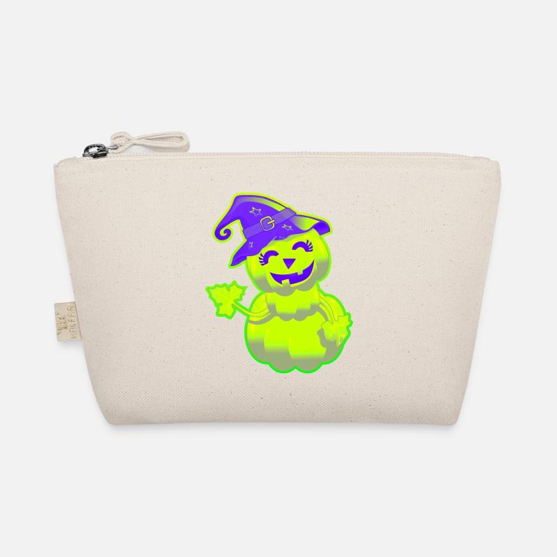 Mignonne Citrouille d'Halloween – Vert Trousse biologique