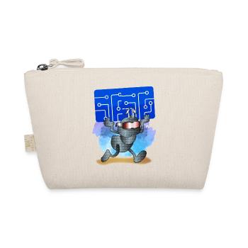 Cyborg ant carrying a chip - Organic Pouch - nature - Front