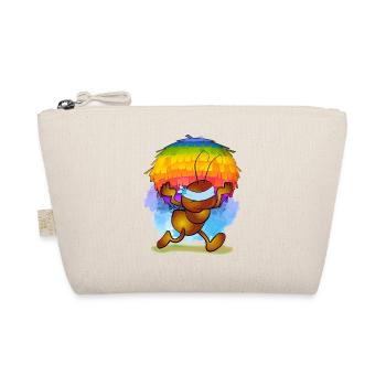 Brown ant with a piñata - Organic Pouch - nature - Front