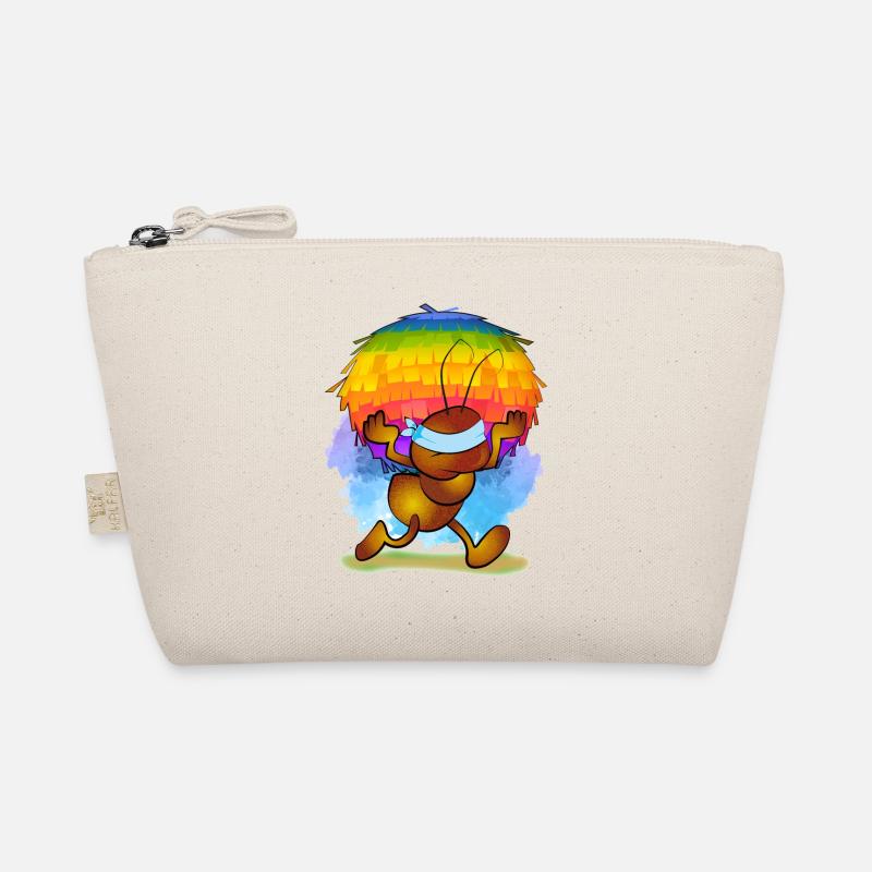 Brown ant with a piñata Organic Pouch