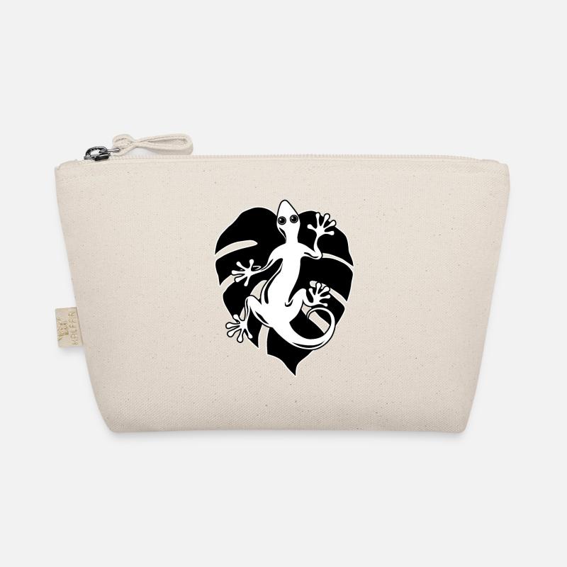 Salamander and leaf Organic Pouch