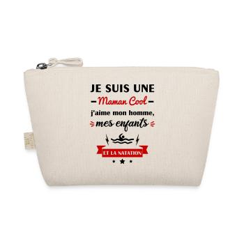 Maman cool natation, cadeau , fête des mères - Trousse biologique - nature - Devant