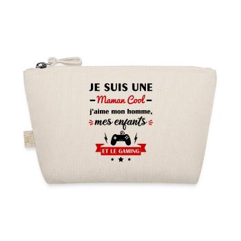 Maman cool gaming, gameuse, fête des mères - Trousse biologique - nature - Devant