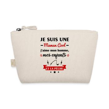 Maman cool pêche, pêcheuse, fête des mères - Trousse biologique - nature - Devant