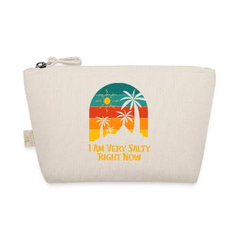 I Am Very Salty Right Now Funny Beach Humor Ocean - Bio-Täschchen - Natur - Vorne