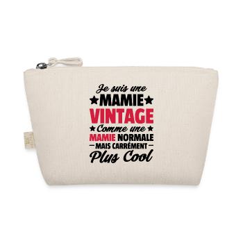Je suis une mamie vintage / grand-mère vintage - Trousse biologique - nature - Devant