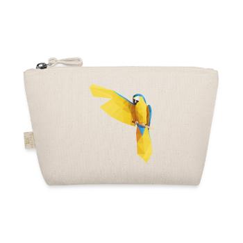 Bleu Ara Low Poly - Trousse biologique - nature - Devant