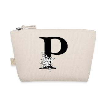 Buchstabe P - Bio-Täschchen - Natur - Vorne