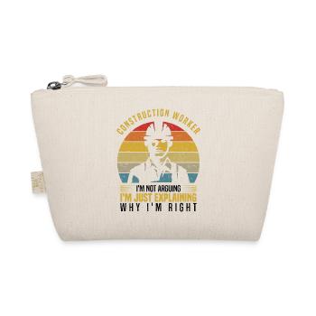 Construction worker - Organic Pouch - nature - Front