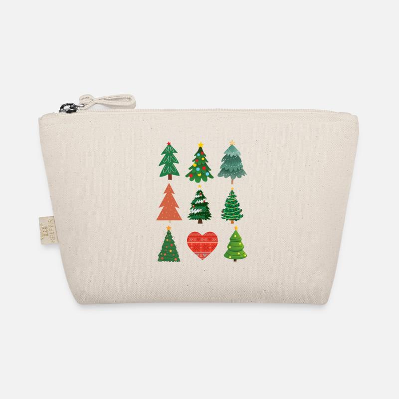 Herz-Weihnachtsbaum Bio-Täschchen