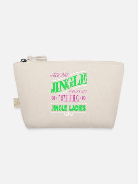 fun birthday present idea under the tree christmas - Organic Pouch - nature - Front