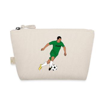 Team Spirit Green Football Action - Organic Pouch - nature - Front