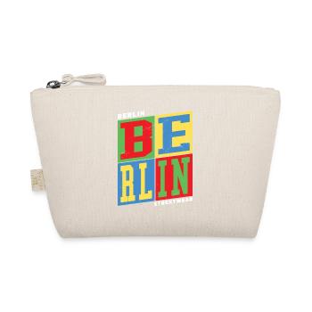 Berlin Germany City Colorful Skyline Home - Organic Pouch - nature - Front