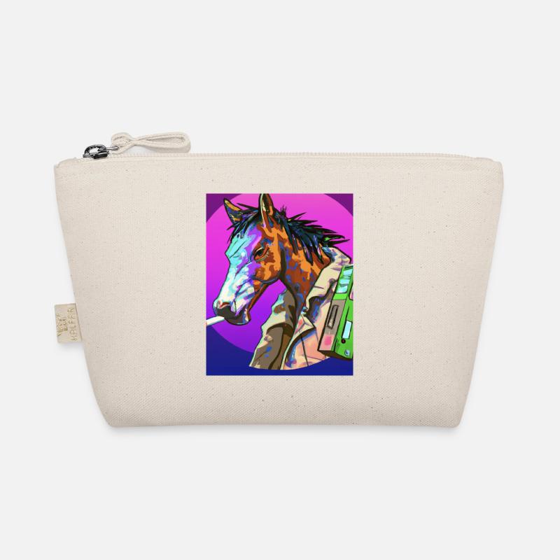 rauchendes Pferd Bio-Täschchen