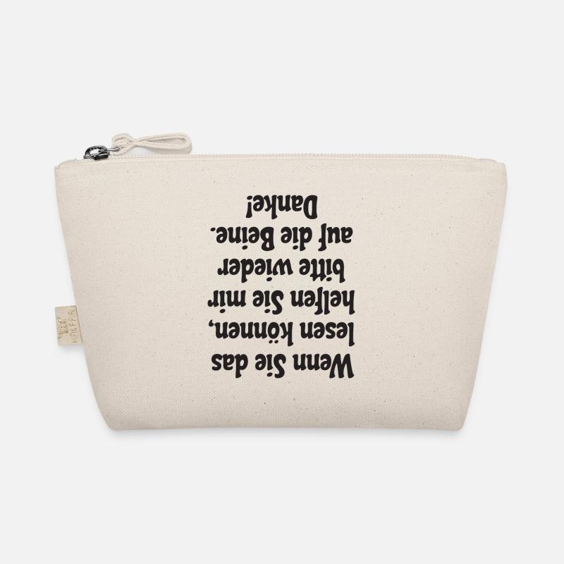 Bitte Helfen - Lustiger Spruch Bio-Täschchen