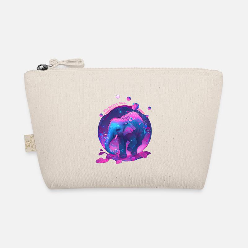 The Wildlife Kings - The Elephant Bubble - Bio-Täschchen - Natur