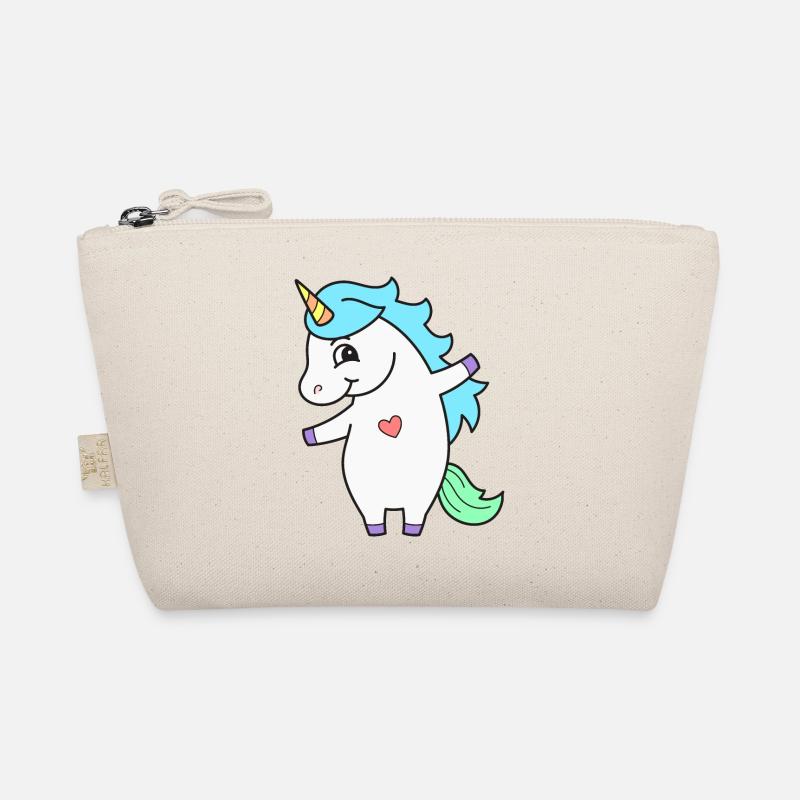 Einhorn Einhörner - Bio-Täschchen - Natur