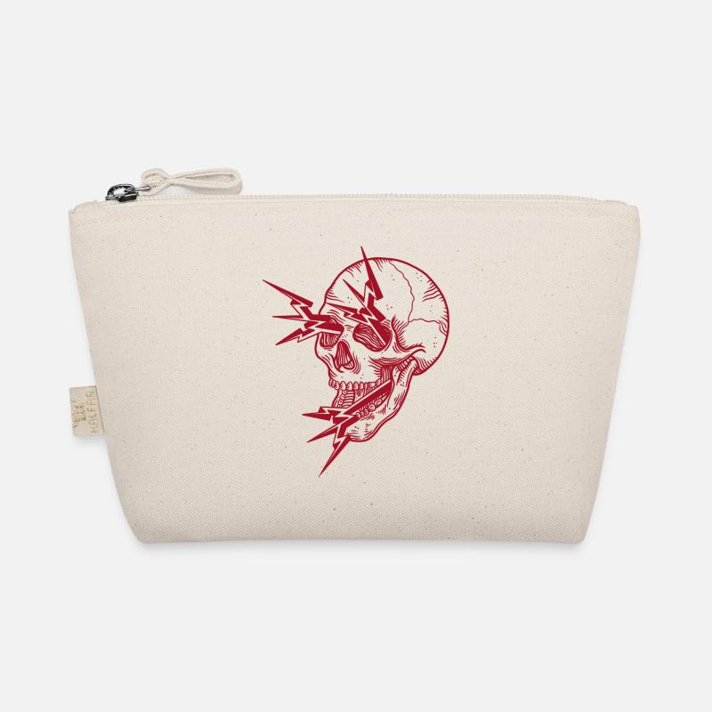 Skull flash red - Trousse biologique - nature