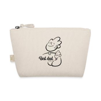 Best dad and son illustration - Organic Pouch - nature - Front