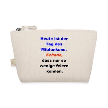 Tag des Denkens - Bio-Täschchen - Natur - Vorne