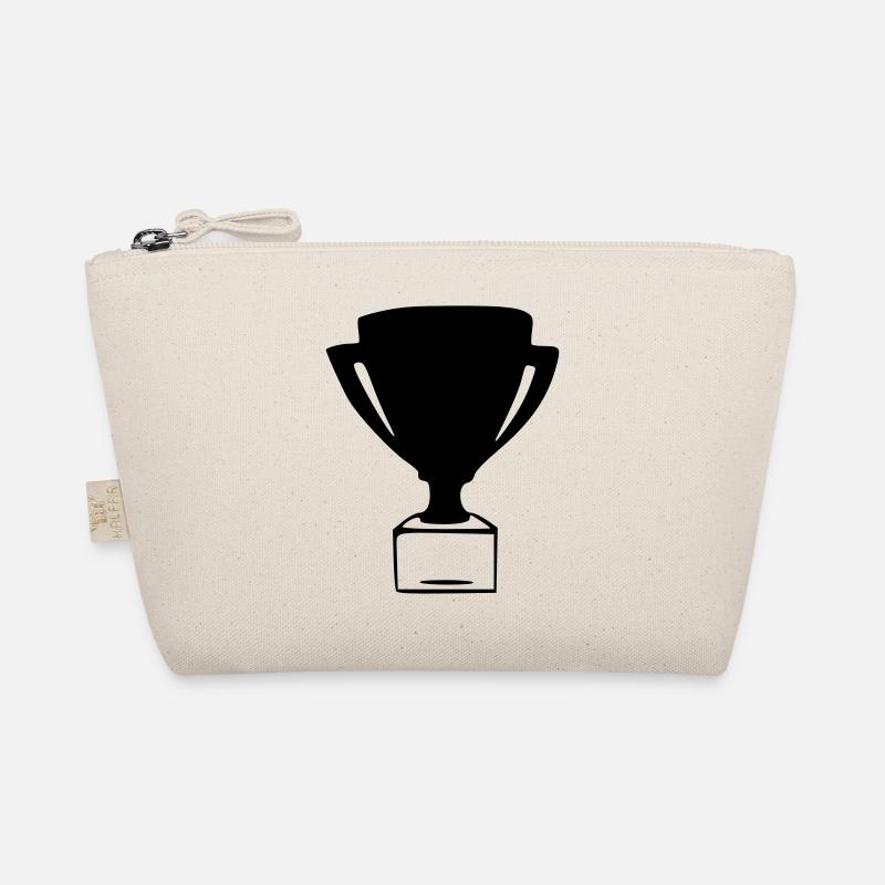 Cup Drawing Win Sketch Black Organic Pouch