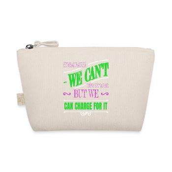 Programming Gift Ethical Fingers Fun - Organic Pouch - nature - Front
