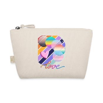 colourful love 3 - Bio-Täschchen - Natur - Vorne